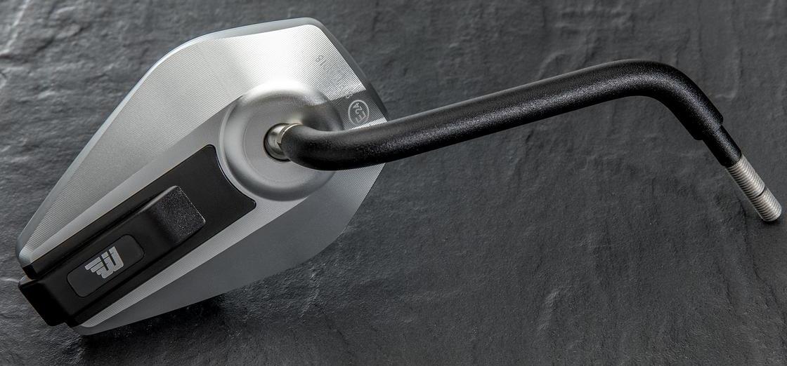 Wunderkind / ワンダーカインド ハンドルミラー BMW 右側 BMR18T シルバー / ブラック | 107024-F11-F15