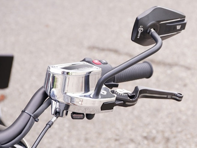 Wunderkind / ワンダーカインド ハンドルミラー BMW 左側 BMR18T ブラック グロッシー / リミテッド / ブラック | 107029-F22-F15