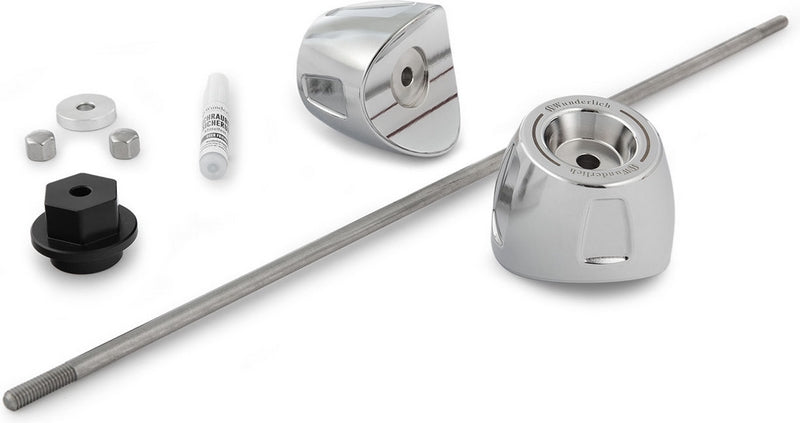 WUNDERLICH / ワンダーリッヒ アクスルスライダープロテクションパッド - フロント - クローム | 11890-000