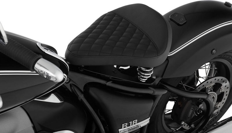 Wunderlich / ワンダーリッヒ Swinging Saddle »RockBob« with original tail - Genuine leather - black | 18700-013