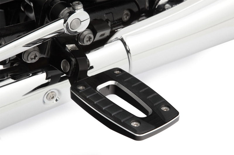 WUNDERLICH / ワンダーリッヒ ERGO-COMFORT ロワーフットレスト - フットボード無しモデル用 - ブラック | 18800-002