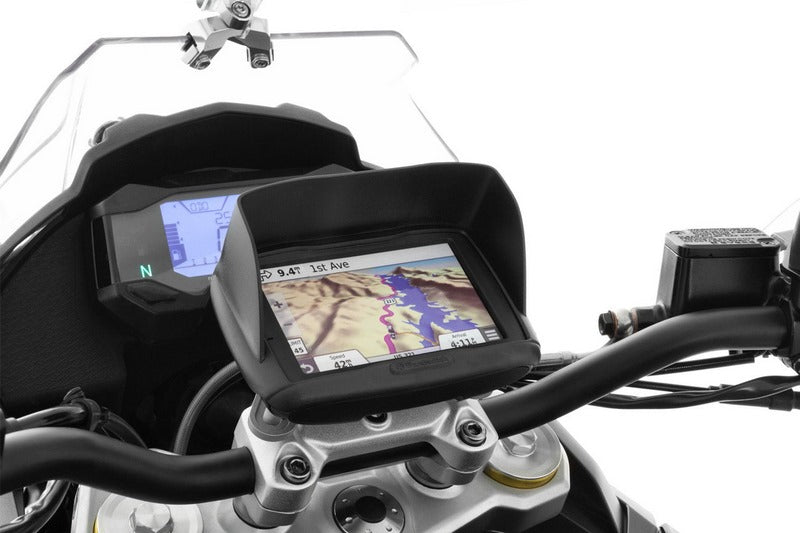 Wunderlich / ワンダーリッヒ ディバイス Glare シールド Garmin Zumo 595 - ブラック | 21073-002