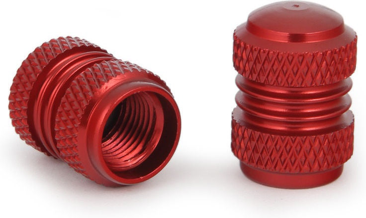 Wunderlich / ワンダーリッヒ Standard Valve Cap Set Red | 23180-004