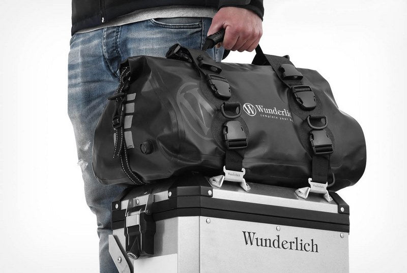 Wunderlich / ワンダーリッヒ Rack Pack(ラックパック)ロールバッグ Wp40 (クイックファスナー付き) - セット - ブラック | 25181-102