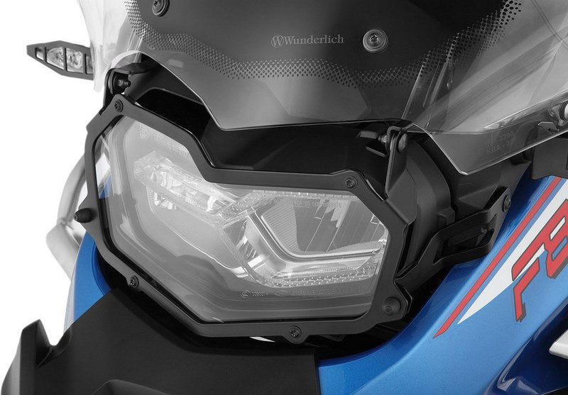 Wunderlich headlight protection grille foldable »CLEAR« for F 850 GS - black | 25858-102