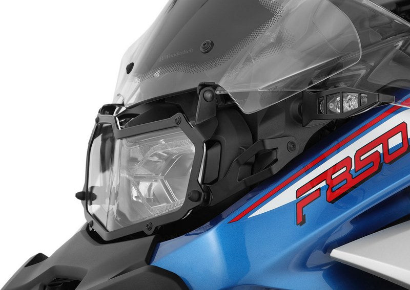 Wunderlich headlight protection grille foldable »CLEAR« for F 850 GS - black | 25858-102