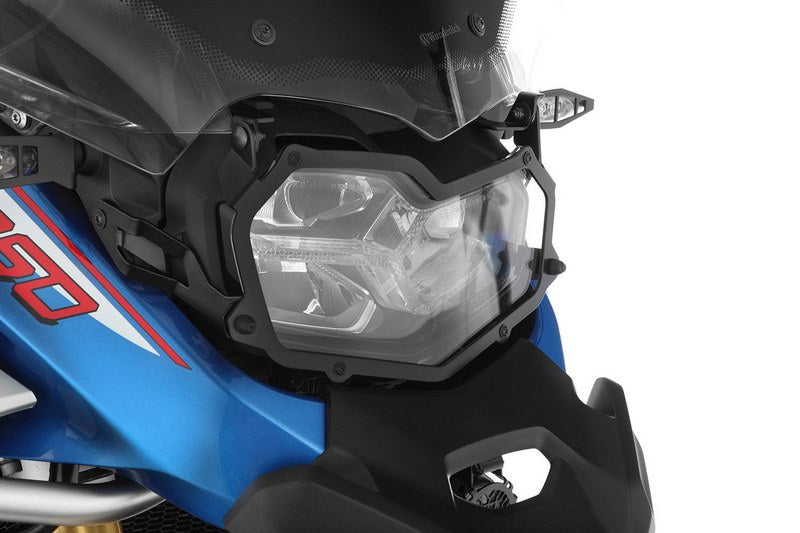 Wunderlich headlight protection grille foldable »CLEAR« for F 850 GS - black | 25858-102