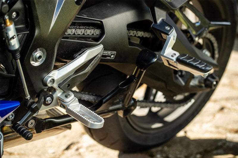 Wunderlich / ワンダーリッヒ lower footrests »ERGO-COMFORT« - silver | 25910-301