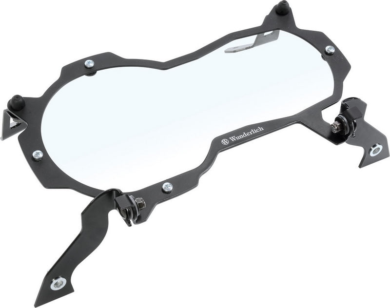 Wunderlich / ワンダーリッヒ Headlight Protector Foldable Clear - Black | 26660-200