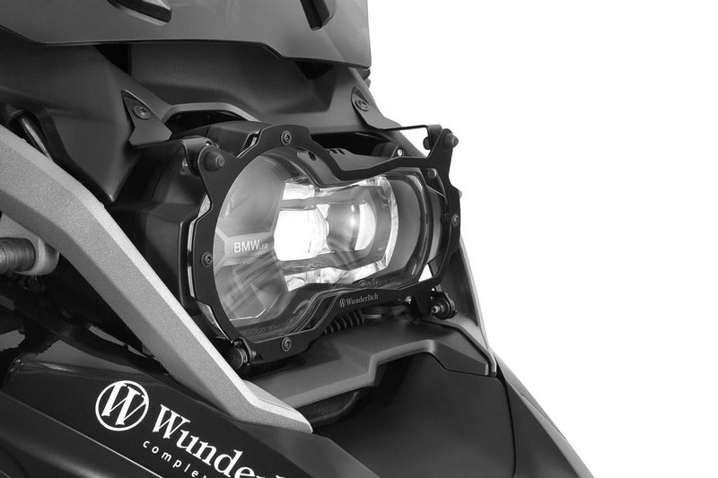Wunderlich / ワンダーリッヒ ヘッドライトプロテクター 可倒式 クリア - ブラック | 26660-300