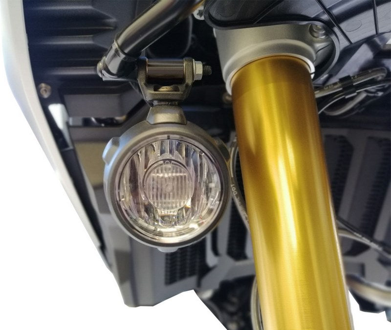 Wunderlich Fitting kit org. Auxiliary headlights for Wunderlich tank protection b - Set - black | 28363-202