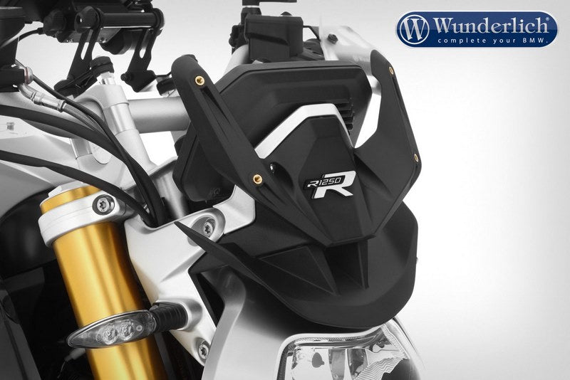Wunderlich Mounting bracket for the MARATHON windshield for the BMW R 1250 R - black | 30450-230