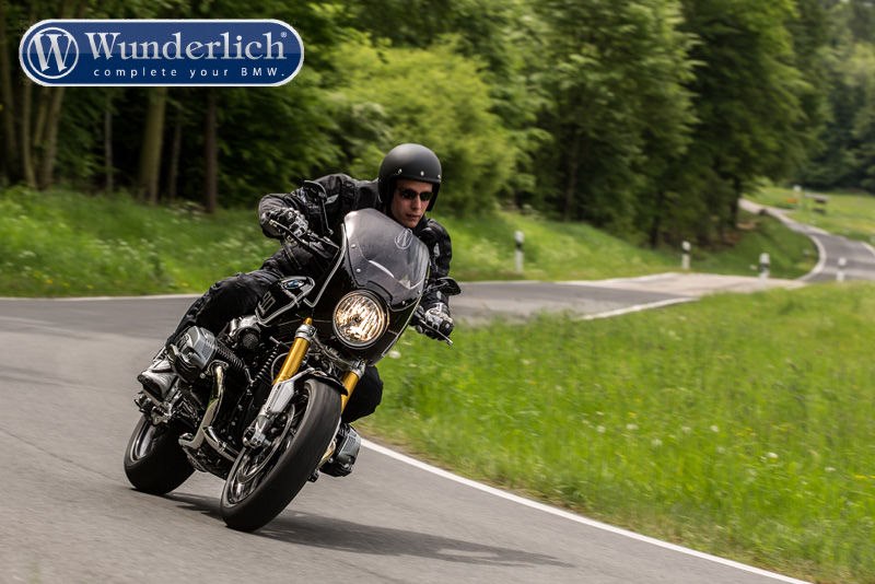 Wunderlich / ワンダーリッヒ Cockpit Fairing Black Storm Metallic - White | 30471-204