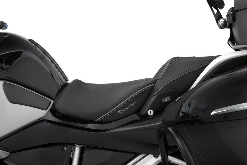 Wunderlich AKTIVKOMFORT rider seat with seat heating - standard - black | 30930-410