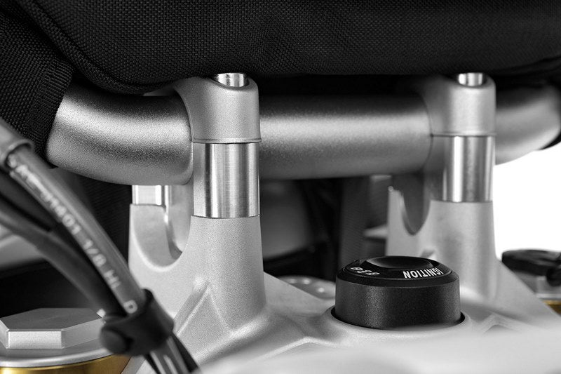 Wunderlich / ワンダーリッヒ Handlebar Riser For Models Without Bmw Navigation System - 25Mm - Silver | 31000-111