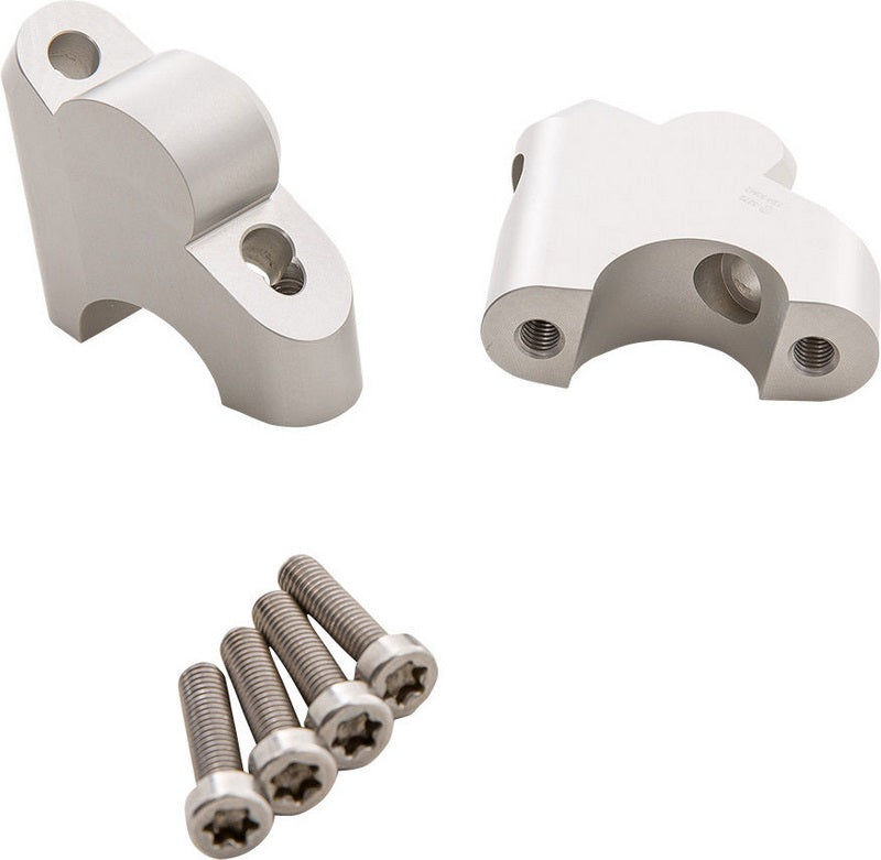 Wunderlich / ワンダーリッヒ Handlebar Riser Ergo+ - Silver | 31000-301