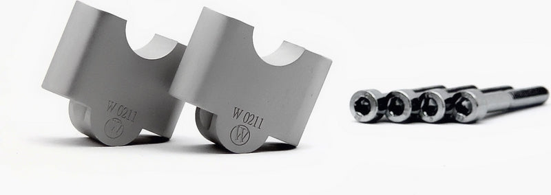 Wunderlich / ワンダーリッヒ Handlebar Riser - 25Mm - Silver | 31010-011