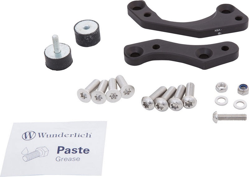 Wunderlich / ワンダーリッヒ footrest lowering kit rider (Euro 5) - black | 31430-802