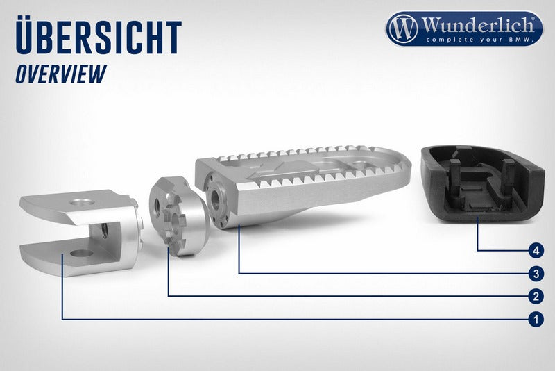 Wunderlich / ワンダーリッヒ Vario joint driver (pair) - silver | 31561-100