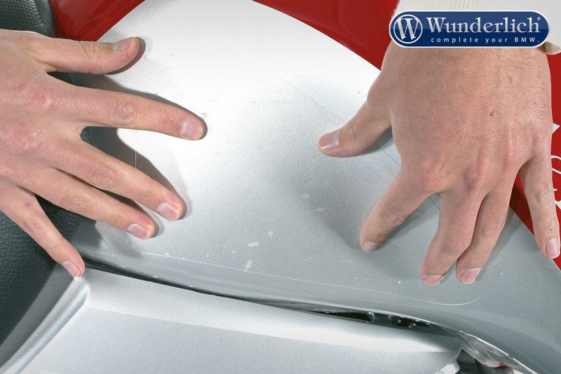 Wunderlich Pannier protection foil Venture Shield with chrome trim - for elegance suitcases - clear | 33321-100
