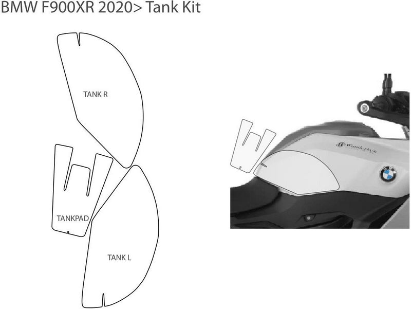 Wunderlich Tank protection»VENTURESHIELD« - clear | 33332-500