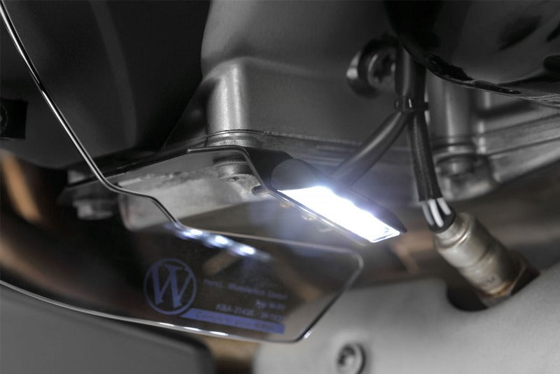 Wunderlich / ワンダーリッヒ サイドスタンド イルミネーター K1600 - ブラック | 35481-000