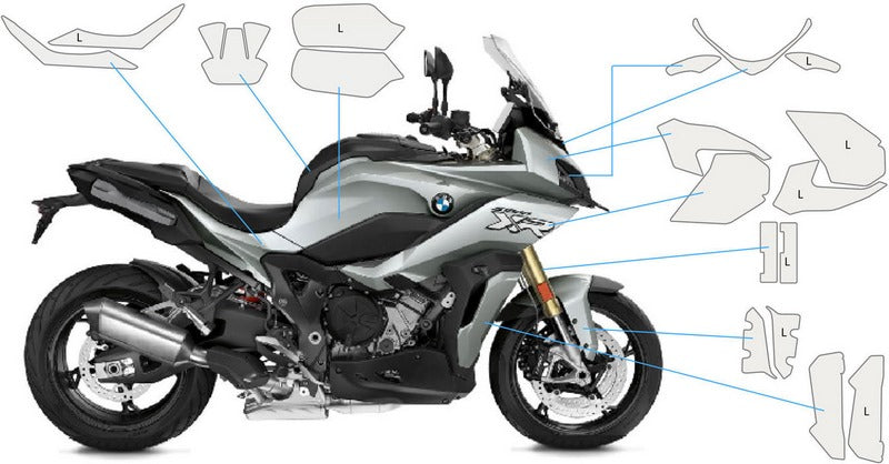 Wunderlich Complete paint protection set»VENTURESHIELD« - clear | 35970-400