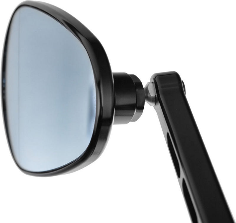 Wunderlich Aspheric aluminium mirror body aspherical - black | 36400-002