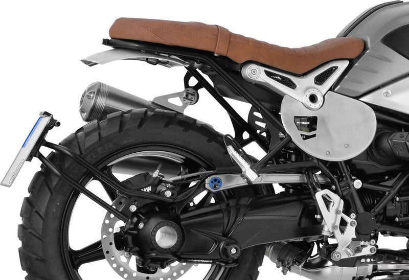 Wunderlich / ワンダーリッヒ Swing Arm Number Plate Holder Centered - Black | 38981-302