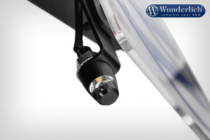 Wunderlich / ワンダーリッヒ Indicator Set For Licence Plate Holder Sport - Black | 38983-002