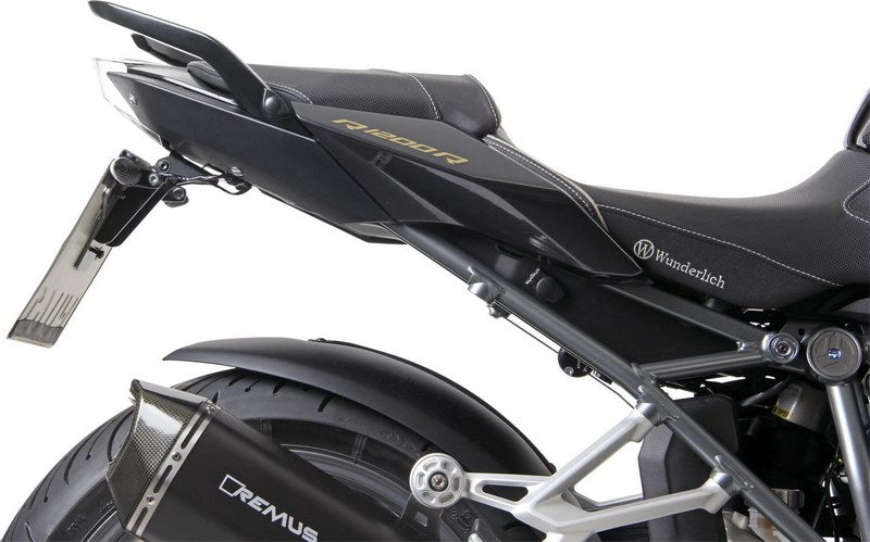 Wunderlich / ワンダーリッヒ Signal Bracket License Plate Holder For Original Blinker - Black | 38983-102