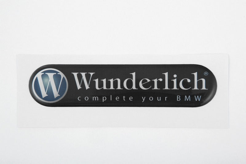 Wunderlich / ワンダーリッヒ emblem Logo 90mm x 21mm - black | 40910-002