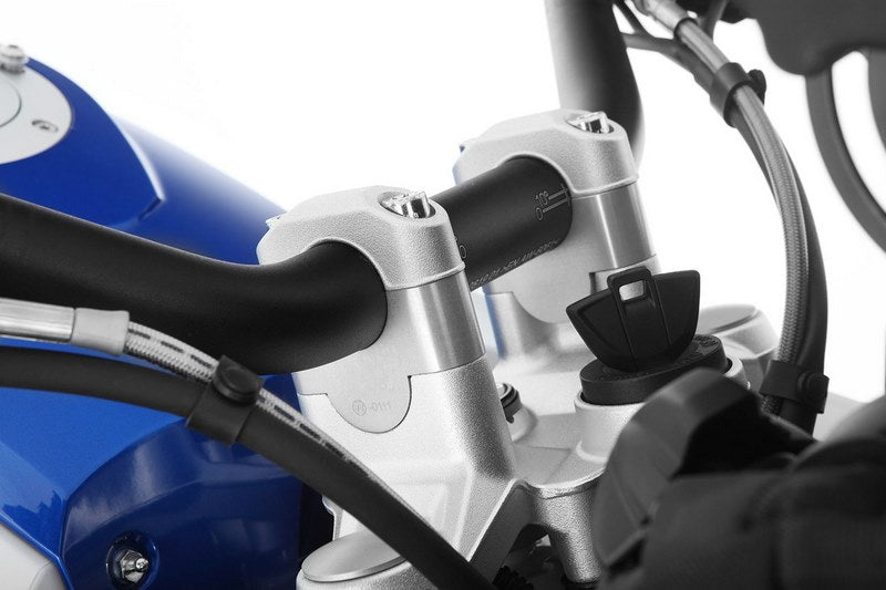 Wunderlich / ワンダーリッヒ Handlebar Riser Ergo - 25Mm - Silver | 41970-011