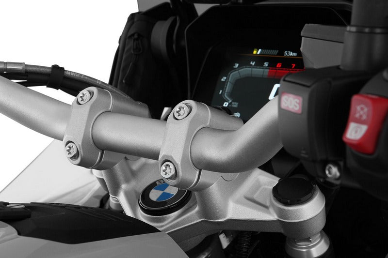 Wunderlich / ワンダーリッヒ Handlebar Riser Ergo+ - 40Mm - Silver | 41970-111