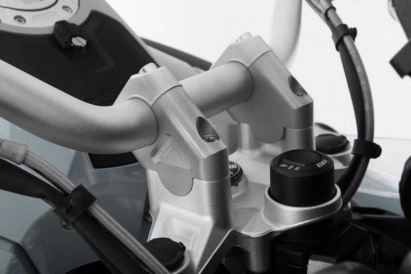 Wunderlich / ワンダーリッヒ Handlebar Riser Ergo+ - 40Mm - Silver | 41970-111