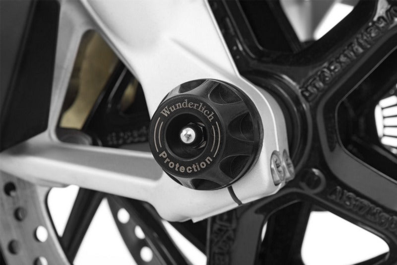 Wunderlich / ワンダーリッヒ Crash Protectors Front Wheel Doubleshock - Front - Black | 42152-102