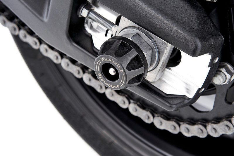 Wunderlich / ワンダーリッヒ DOUBLESHOCK axle protection pads - rear - black | 42159-102