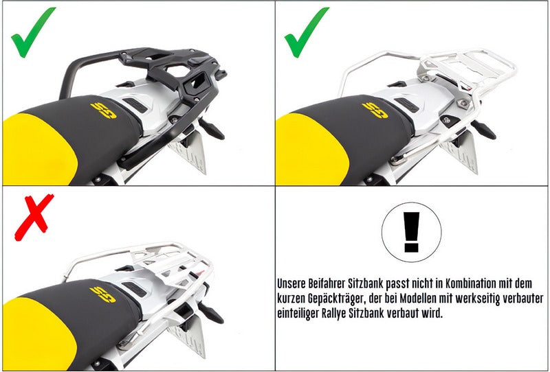 Wunderlich / ワンダーリッヒ »AKTIVKOMFORT« passenger seat - low - HP-Edition | 42720-830