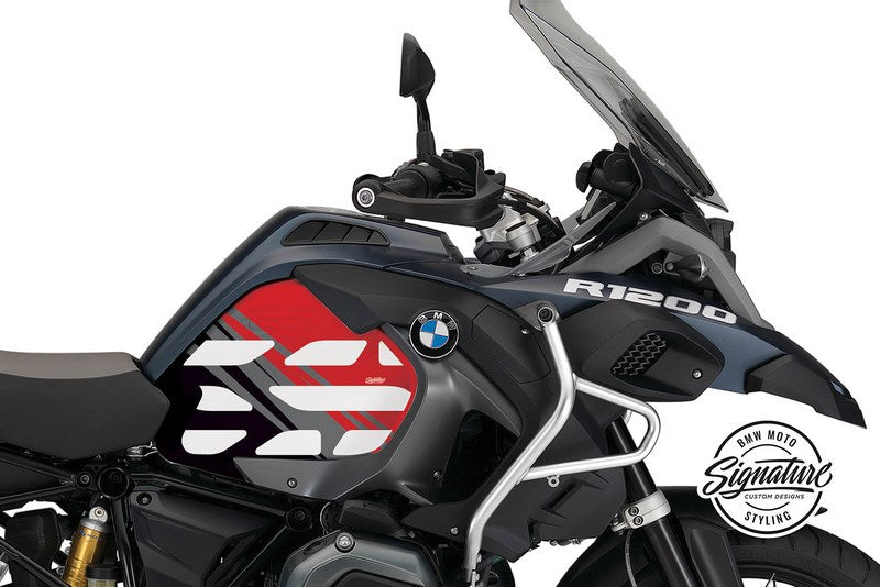 WUNDERLICH / ワンダーリッヒ アニバーサリースタイル タンクデカールキット ブラック/レッド | 48100-002