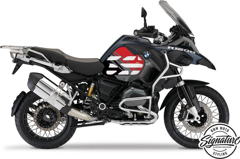 WUNDERLICH / ワンダーリッヒ アニバーサリースタイル タンクデカールキット ブラック/レッド | 48100-002