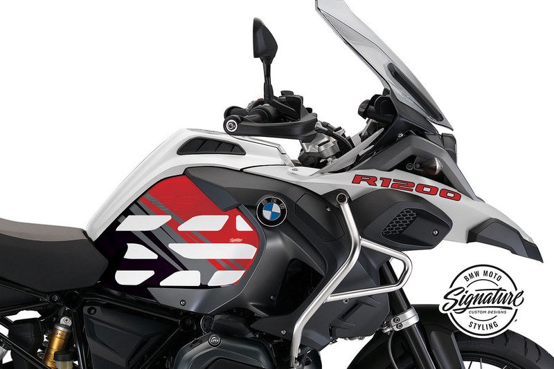 WUNDERLICH / ワンダーリッヒ アニバーサリースタイル タンクデカールキット ブラック/レッド | 48100-002