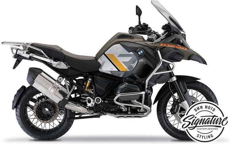 WUNDERLICH / ワンダーリッヒ R-Line タンクサイドデカールキット ブラック/イエロー | 48300-114