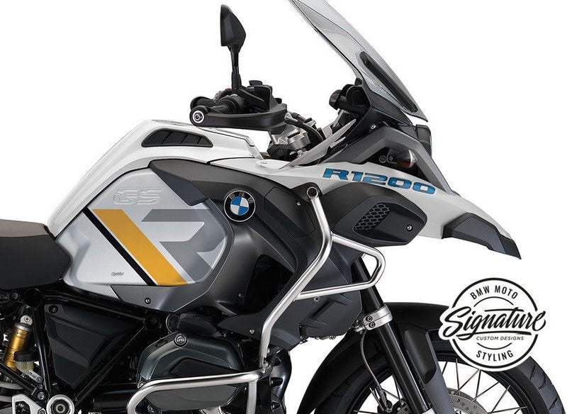 WUNDERLICH / ワンダーリッヒ R-Line タンクサイドデカールキット ブラック/イエロー | 48300-114