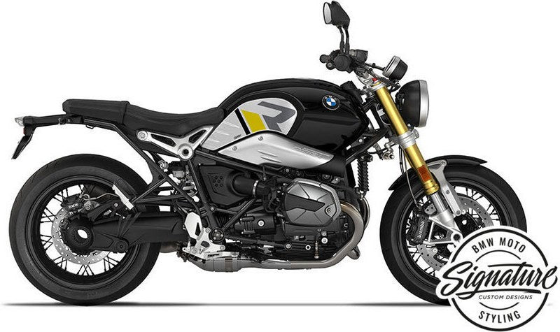 WUNDERLICH / ワンダーリッヒ R-Line タンクサイドデカールキット ブラック/イエロー | 48300-124