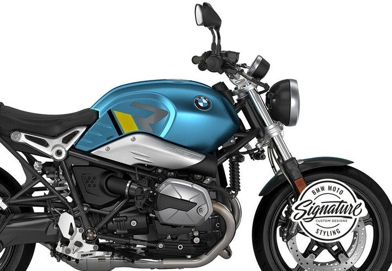 WUNDERLICH / ワンダーリッヒ R-Line タンクサイドデカールキット ブラック/イエロー | 48300-124