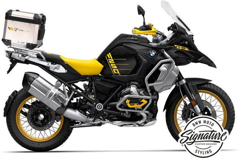 WUNDERLICH / ワンダーリッヒ デカールキット R-Line 純正アルミトップケース用 ブラック/イエロー | 48700-134