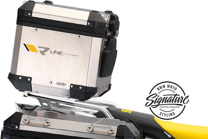 WUNDERLICH / ワンダーリッヒ デカールキット R-Line 純正アルミトップケース用 ブラック/イエロー | 48700-134