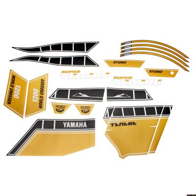 YAMAHA OEM / ヤマハ純正 ステッカーキット イエロー・ブラック l 23P-F17C0-V0-00