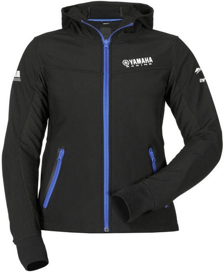 Yamaha OEM / ヤマハ純正 パドック ブルー レディース Urban Riding ジャケット ブラック/ブルー l A20-FJ202-B4-1S
