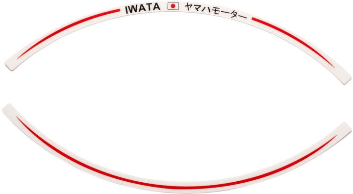 Yamaha OEM / ヤマハ純正 ホイール Rim Stickers l YME-W0790-RS-IW